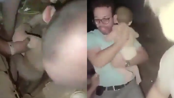 Venezolanos lograron rescatar a un bebé de entre los escombros tras sismos de 7,2 y 7,5 grados
