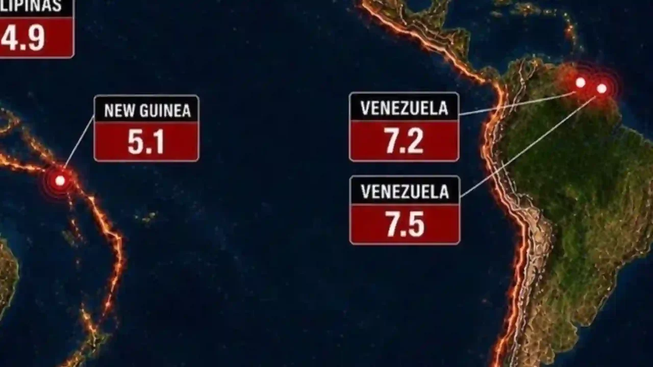Seis terremotos en 24 horas: Qué países fueron afectados por la preocupante ola sísmica global