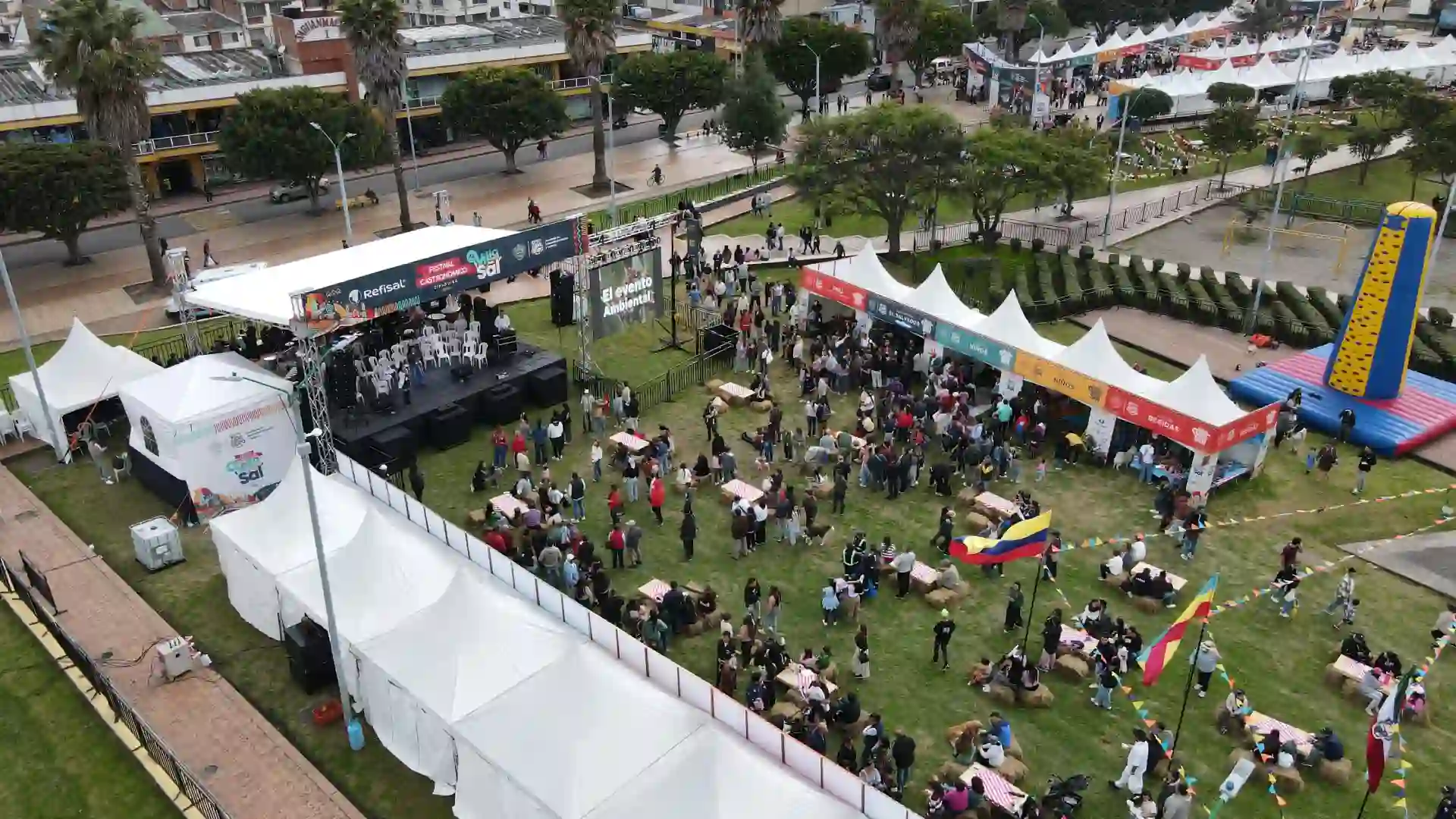 Fútbol y gastronomía se fusionan y convierten Zipaquirá en un espectáculo para ver el partido Colombia-Portugal