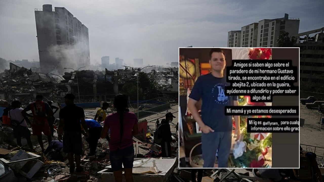 Hermana en Soledad busca a Gustavo Tirado, desaparecido tras el doble terremoto en Venezuela