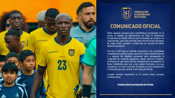 Ecuador denuncia hechos antideportivos antes de enfrentar a México en el Mundial