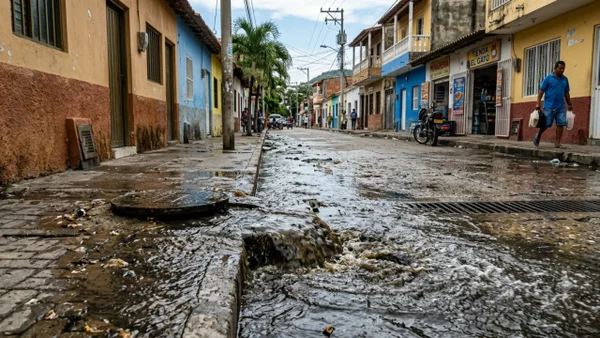 Santa Marta responde por el vertimiento de aguas residuales en calles de la ciudad Santa Marta responde por el vertimiento de aguas residuales en calles de la ciudad