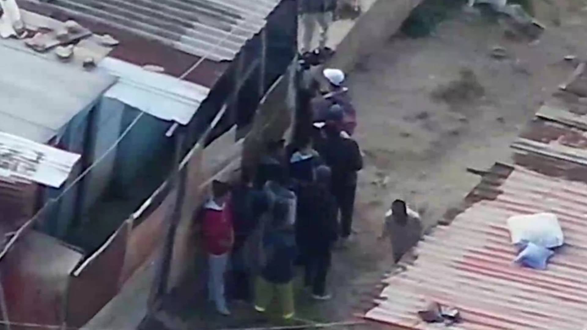Fila para comprar marihuana