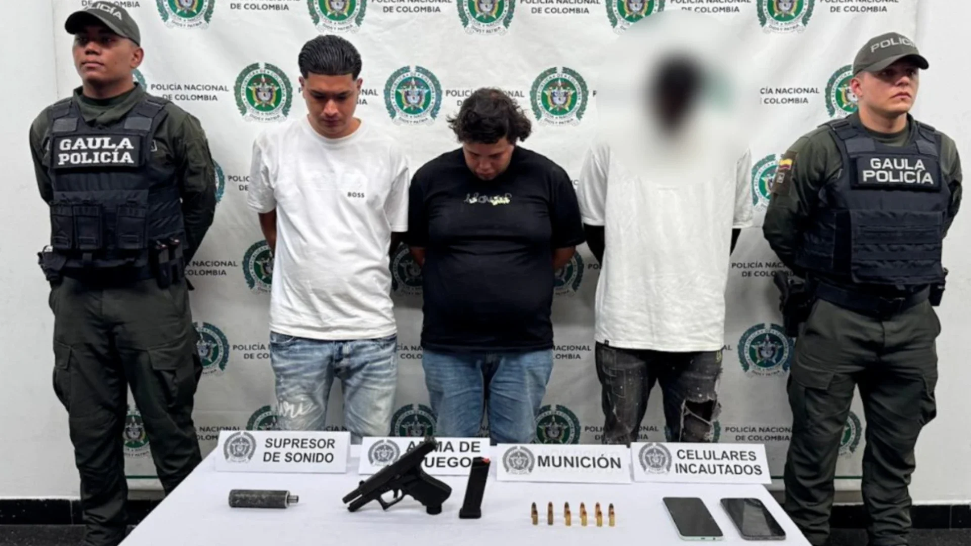 Captura por secuestro en Medellín.