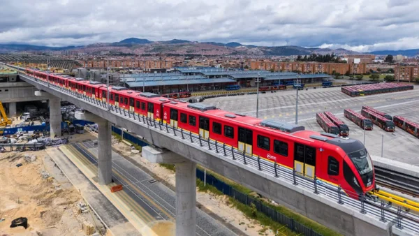 La construcción de la Línea 1 Metro de Bogotá supera el 80 % y avanza hacia su siguiente gran meta La construcción de la Línea 1 Metro de Bogotá supera el 80 % y avanza hacia su siguiente gran meta