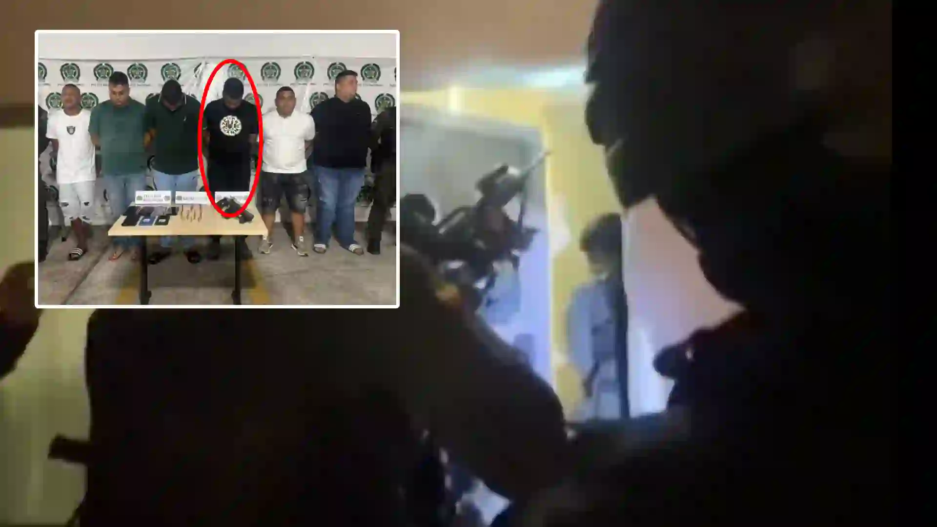 VIDEO del momento exacto de la captura del hijo de Diomedes Díaz por delitos del ‘gota a gota’