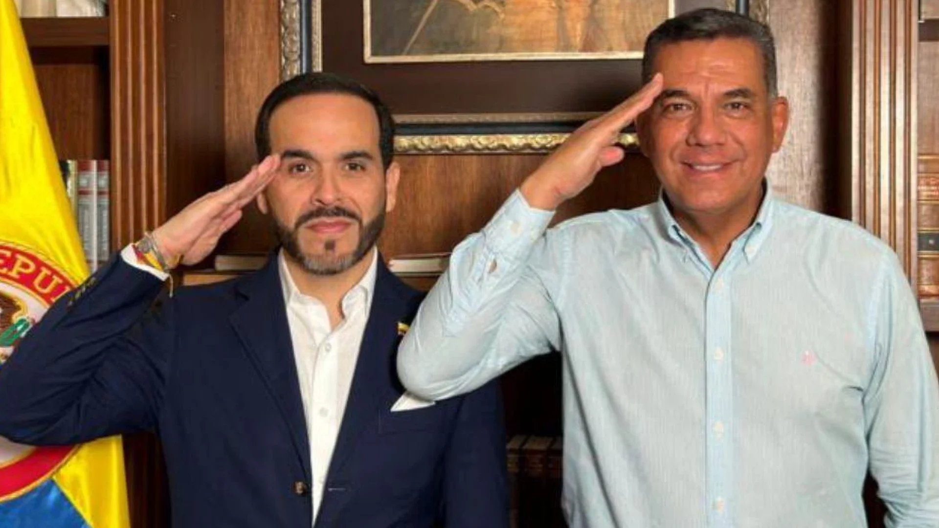 General (r) Jorge Mora y Abelardo de la Espriella.