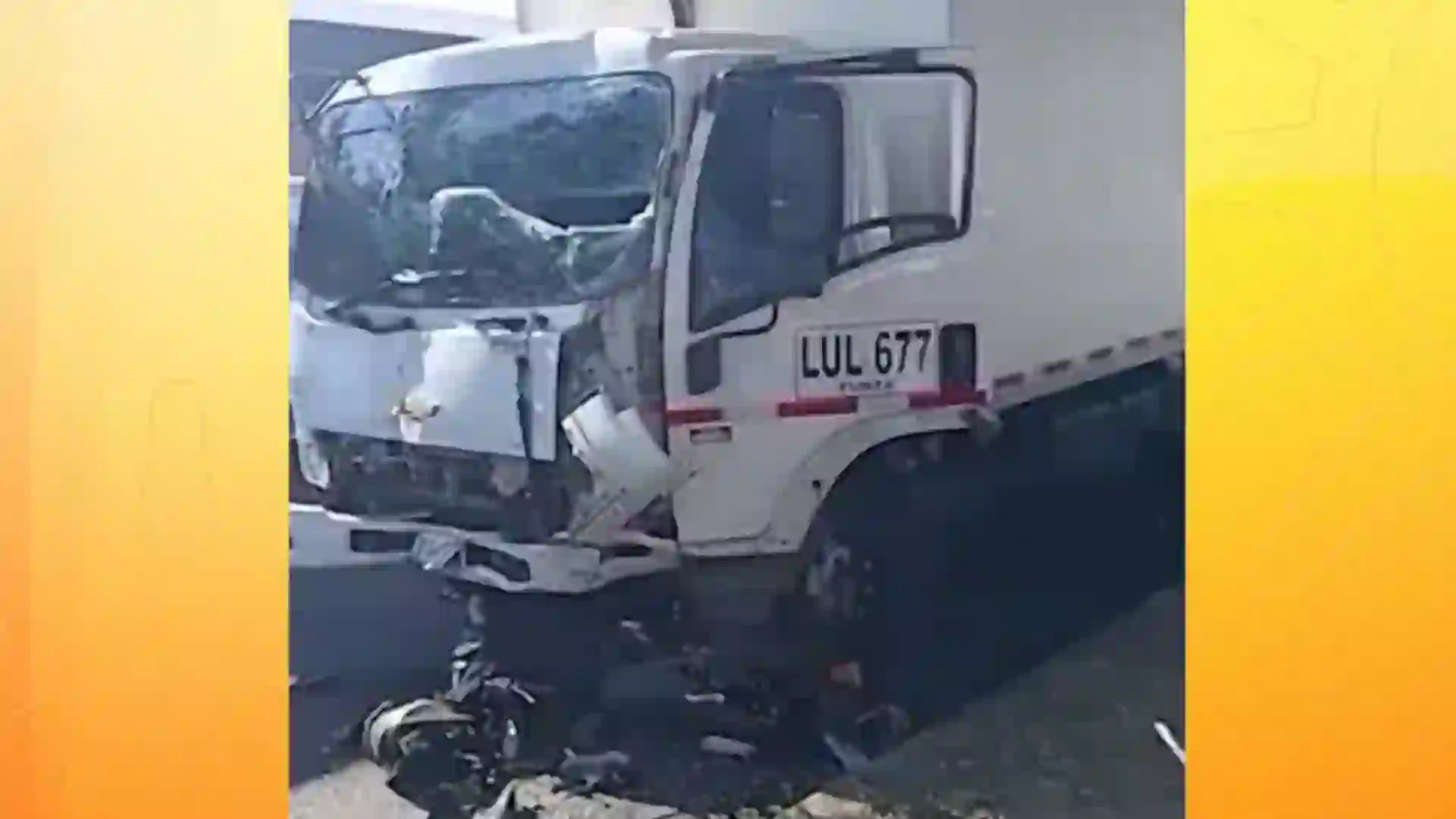 Trágico accidente en Yumbo: camión a toda velocidad embistió a una ambulancia y se llevó dos motocicletas