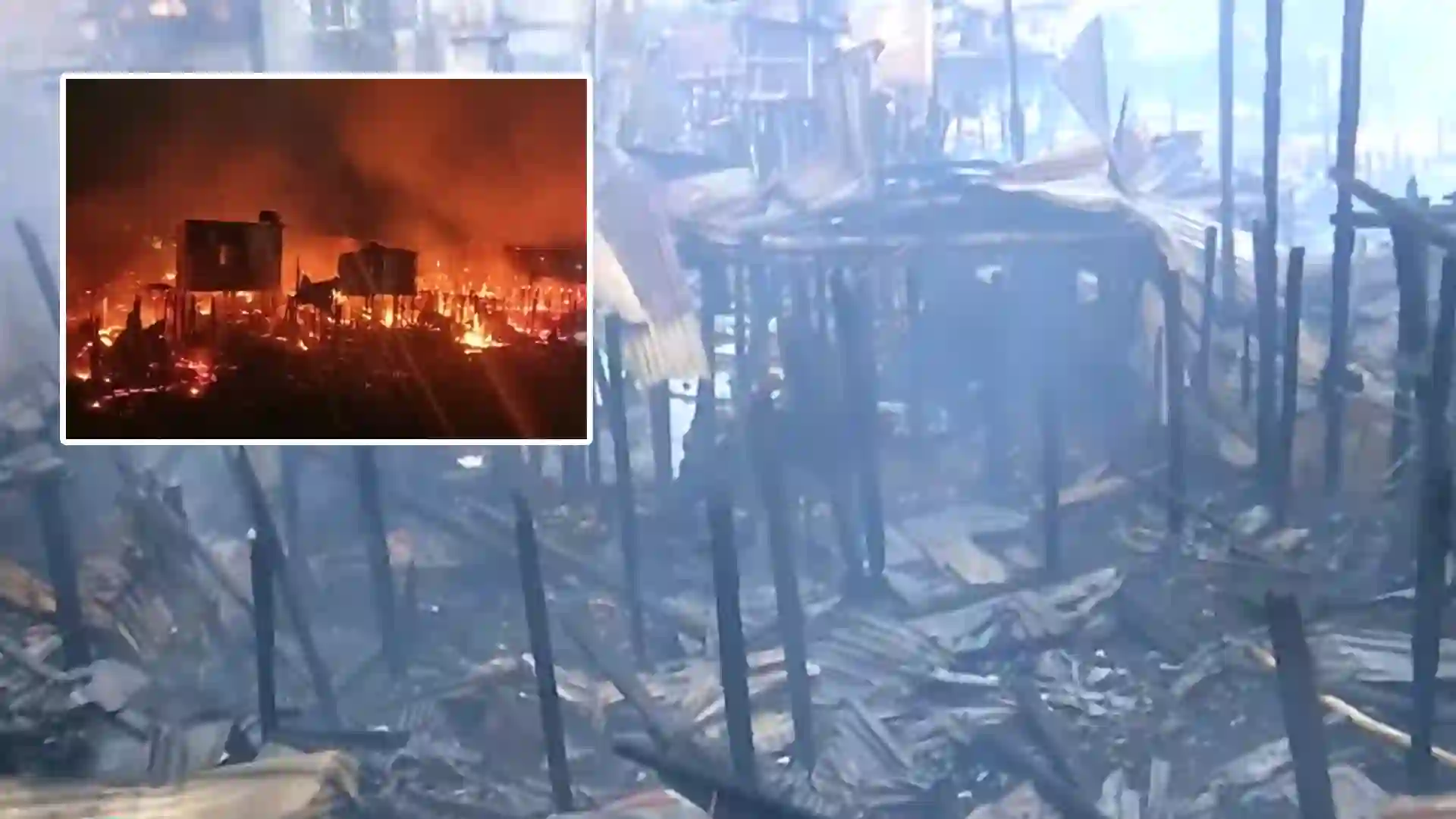 Trágico incendio en Quibdó dejaría varios fallecidos y al menos 30 casas calcinadas