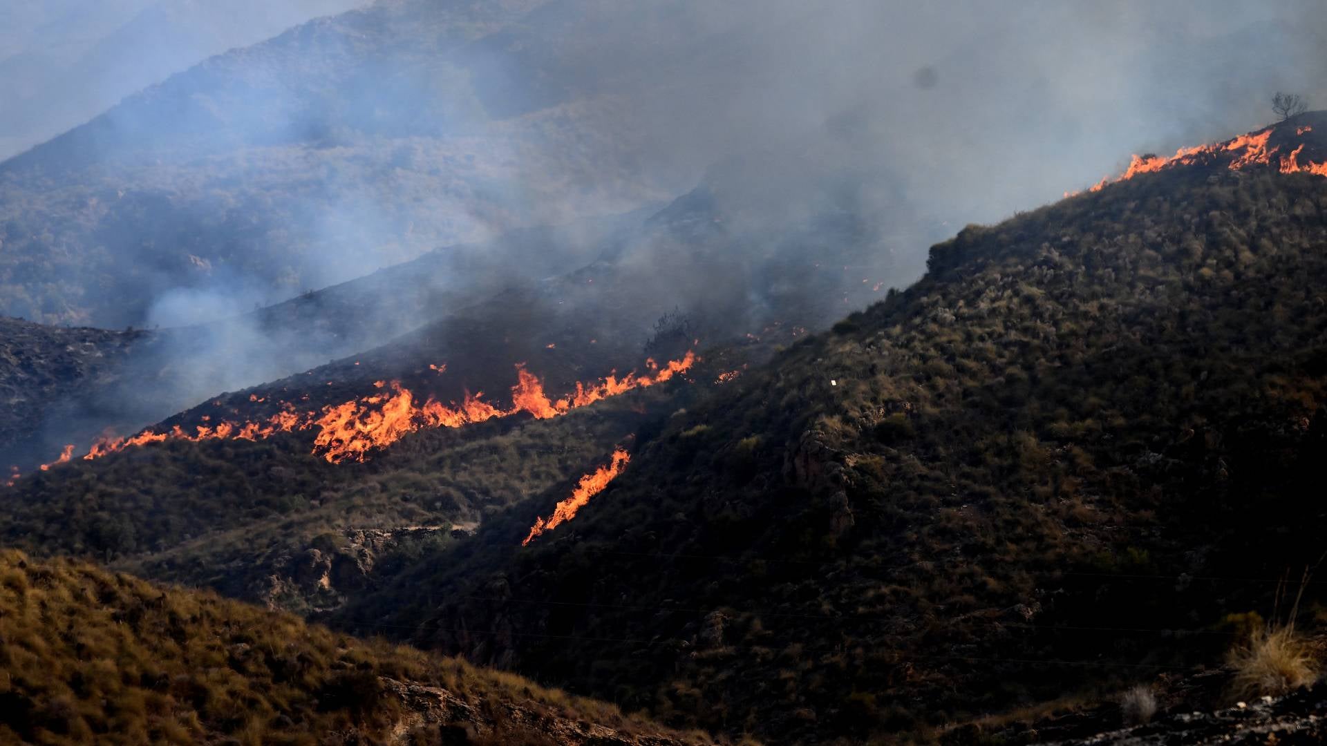 Incendio en España