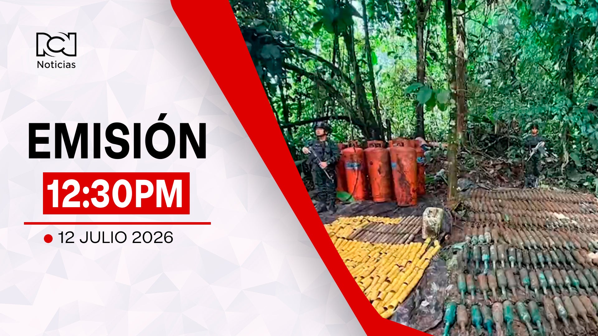 Emisión Noticias RCN 12:30 p. m. / domingo 12 de julio de 2026