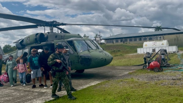 Brigada 15 del Ejército rescató a 45 personas secuestradas en la vía Medellín–Quibdó Brigada 15 del Ejército rescató a 45 personas secuestradas en la vía Medellín–Quibdó