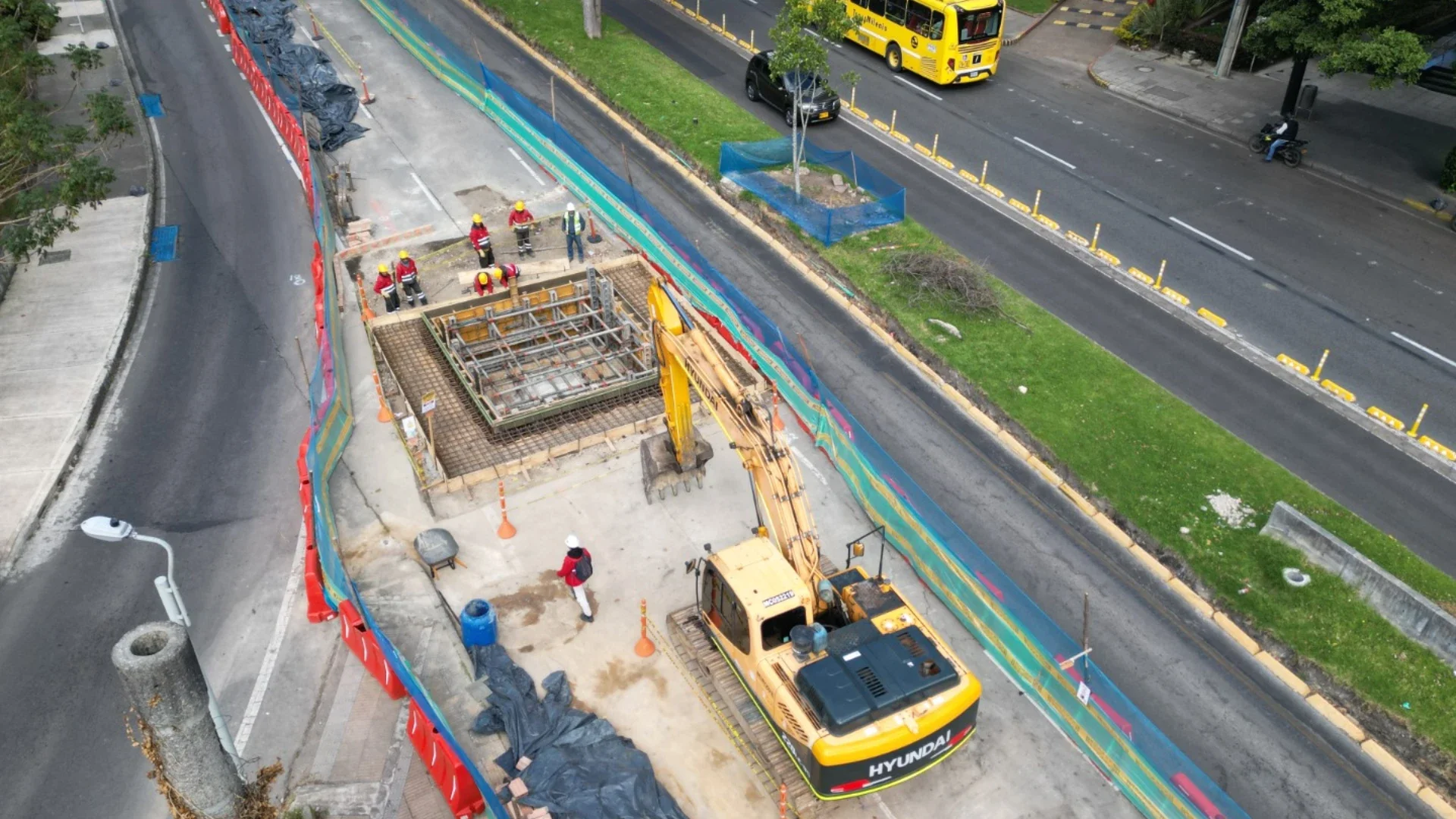 Obras en la Séptima.