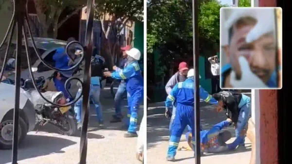VIDEO | Funcionario de Air-e fue atacado a golpes durante un corte de energía en Plato, Magdalena VIDEO | Funcionario de Air-e fue atacado a golpes durante un corte de energía en Plato, Magdalena