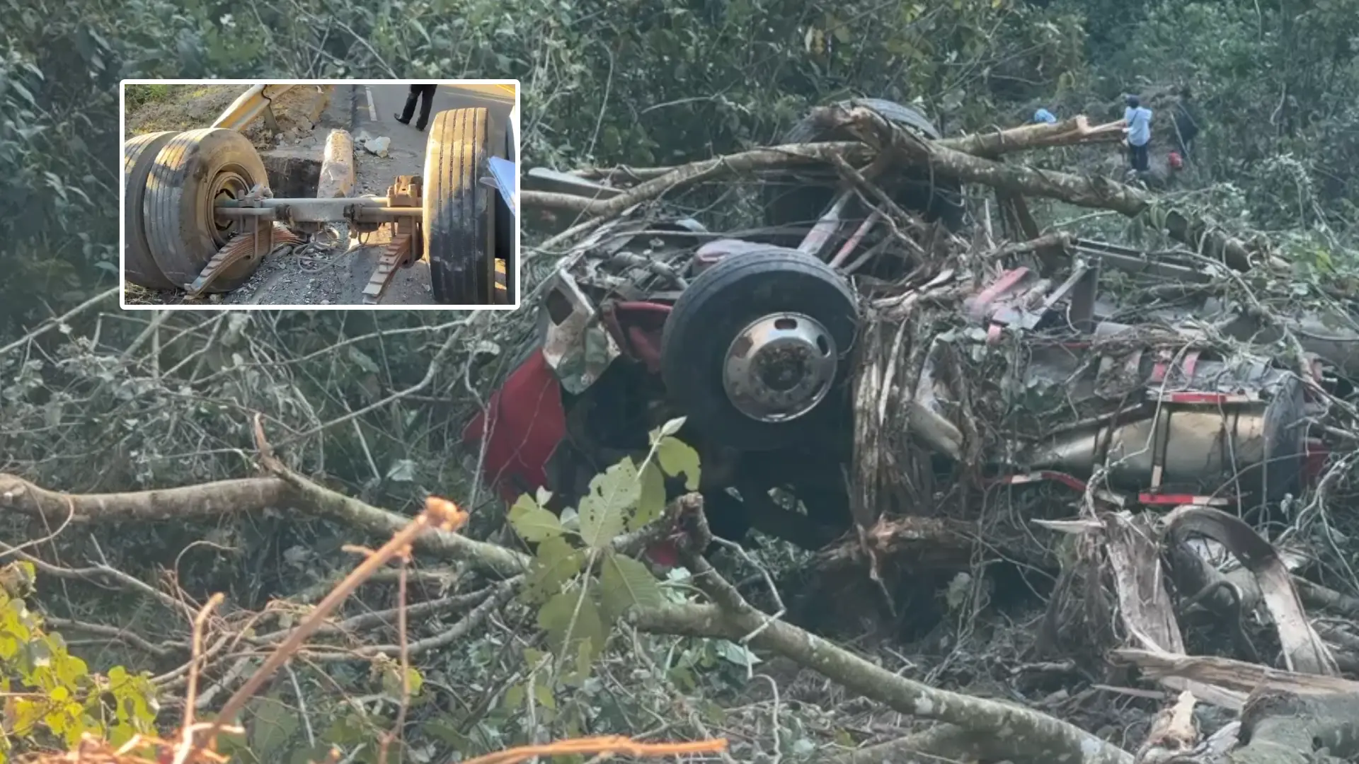 Accidente de tránsito en la vía Panamericana