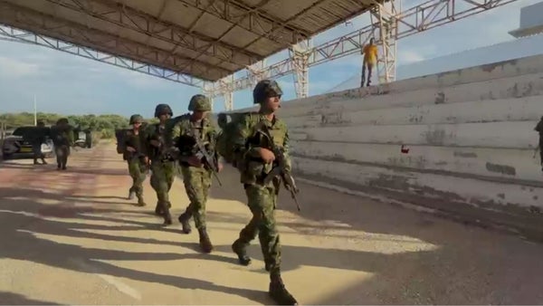 Ejército instala Base Militar Transitoria en Puebloviejo para reforzar seguridad en la Ciénaga Grande Ejército instala Base Militar Transitoria en Puebloviejo para reforzar seguridad en la Ciénaga Grande