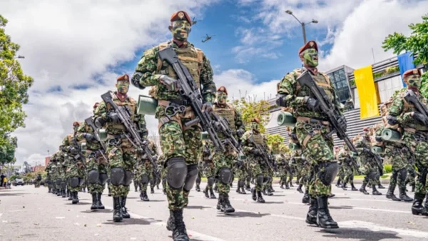 Las Fuerzas Militares alistan todo para el desfile del 20 de julio Las Fuerzas Militares alistan todo para el desfile del 20 de julio