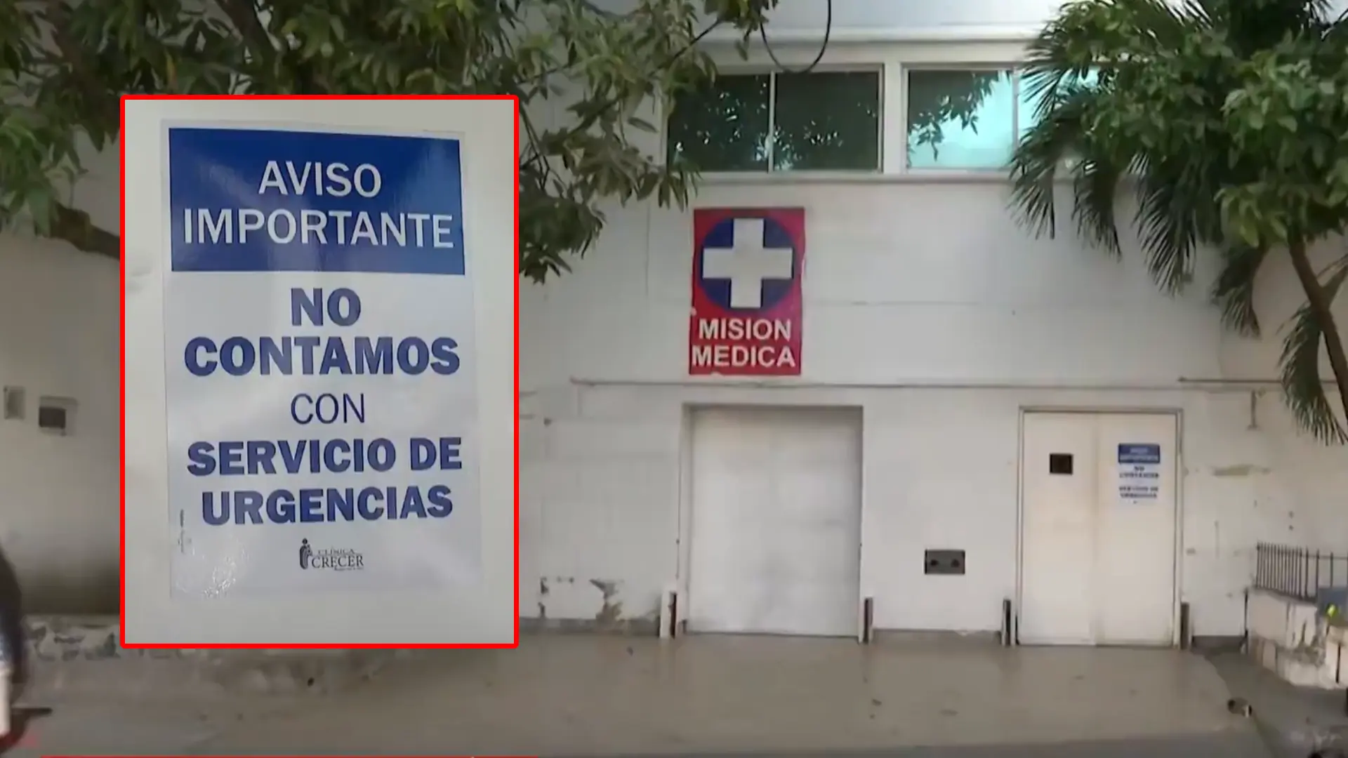Clínica mujer dio a luz en un andén
