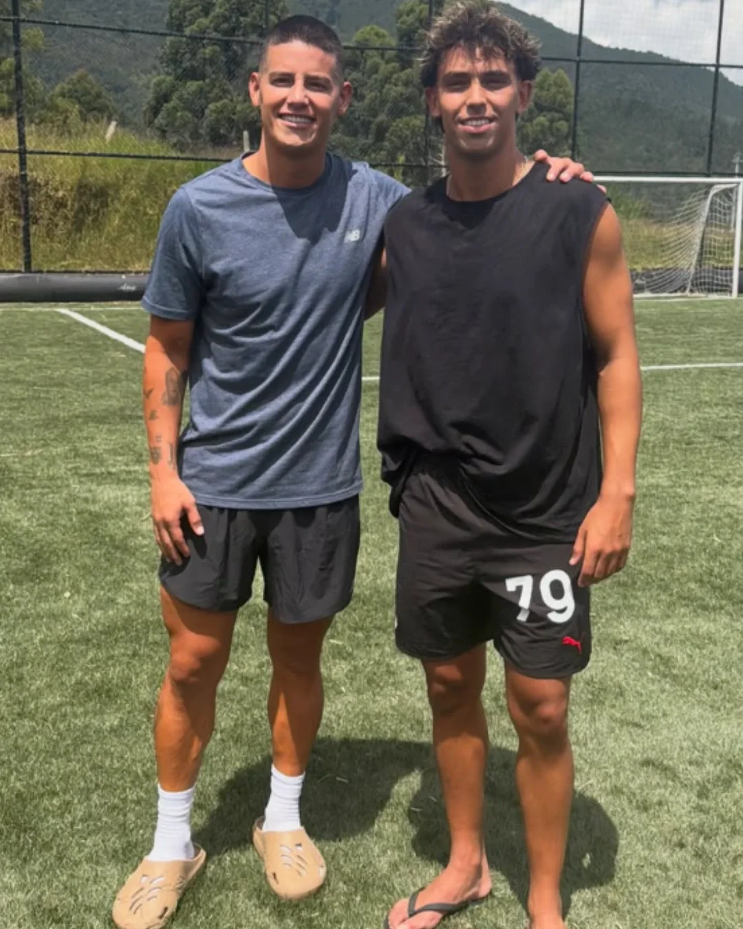 James Rodríguez y João Félix