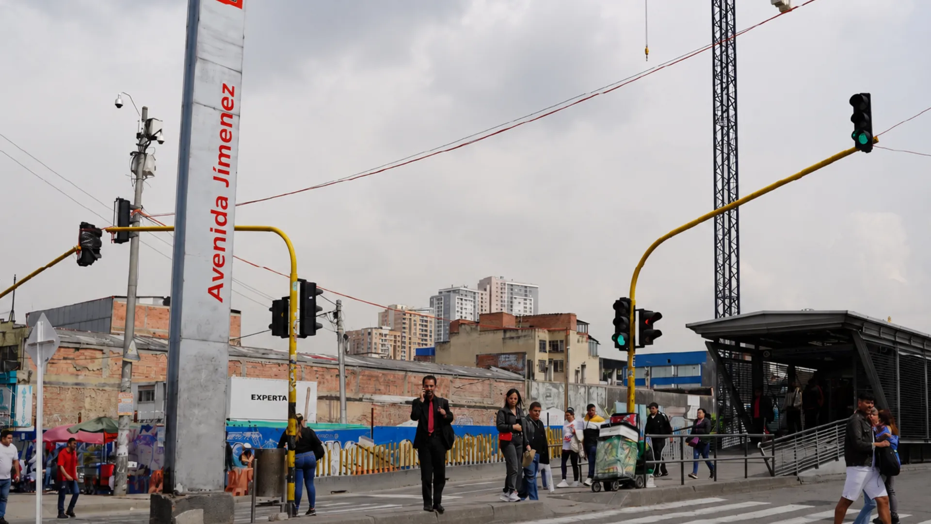 Avenida Jiménez de Transmilenio