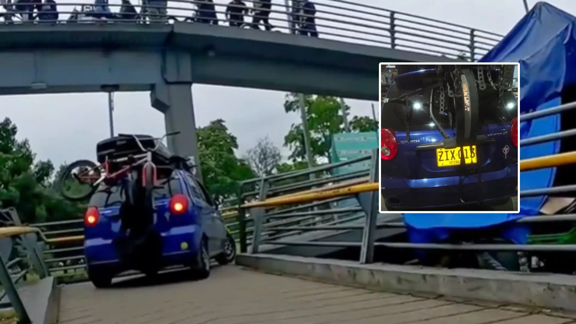 Identificaron carro infractor en Bogotá