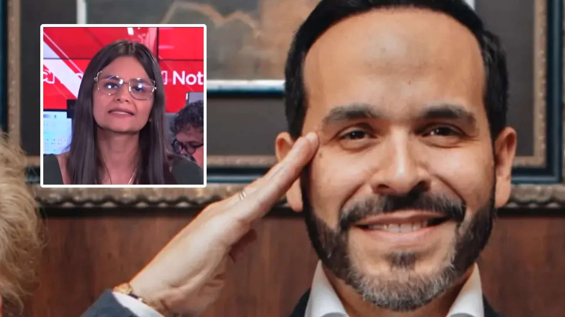 Abelardo de la Espriella y Angie Rodríguez.