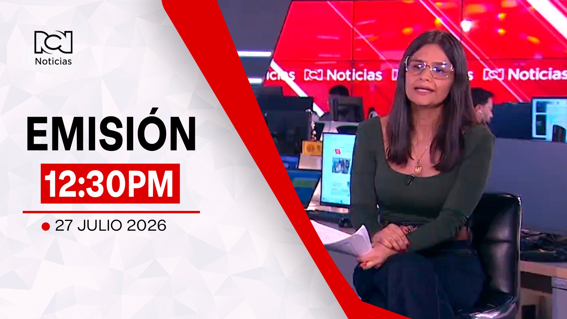 Emisión Noticias RCN 12:30 p.m. / lunes 27 de julio de 2026
