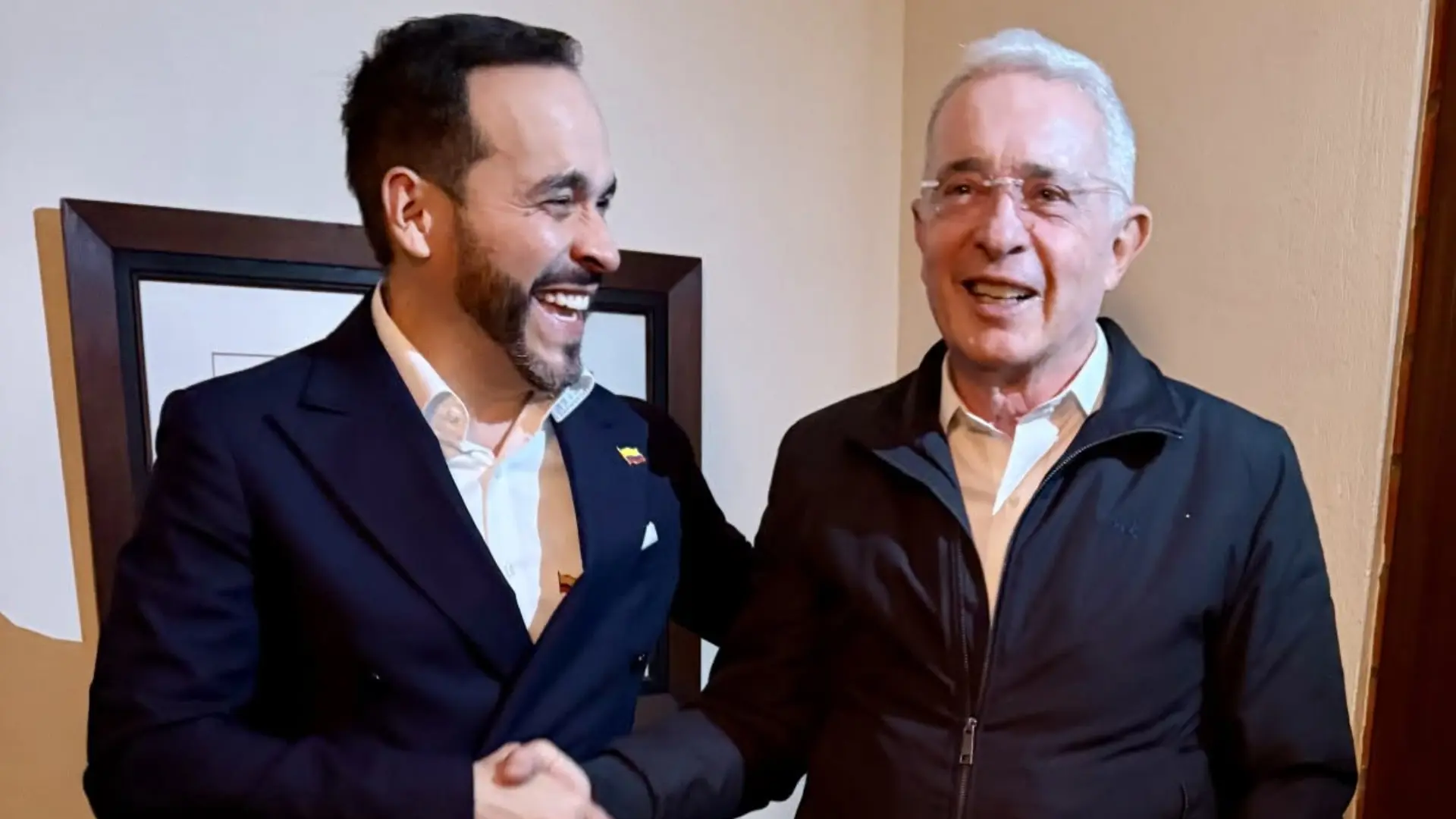 Abelardo de la Espriella y Álvaro Uribe Vélez