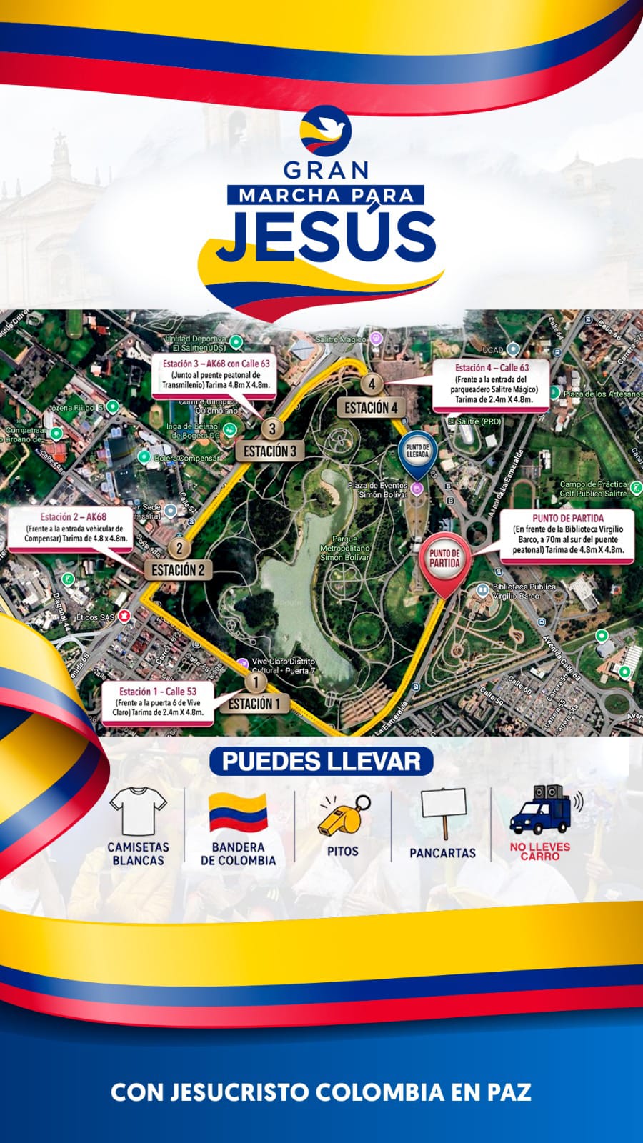 Cortesía: Marcha para Jesús