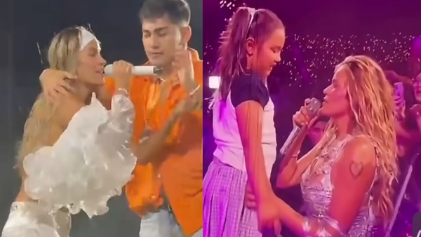 Karol G vivió sorpresivo momento con pequeña fanática que cantó canción de Shakira en su concierto Karol G vivió sorpresivo momento con pequeña fanática que cantó canción de Shakira en su concierto
