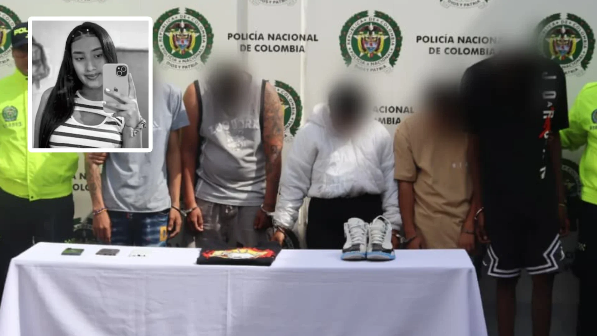 Cinco capturados por el caso de Camila Potosí.