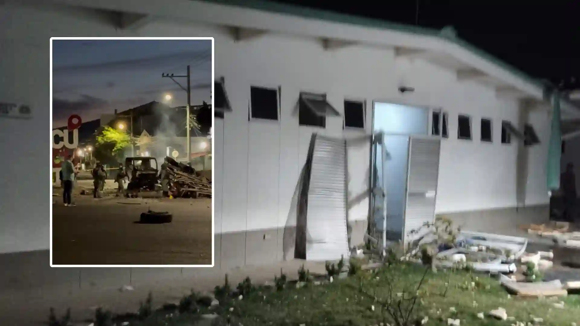 VIDEO | Aterrador atentado con carro bomba contra comando de Policía Norte de Santander
