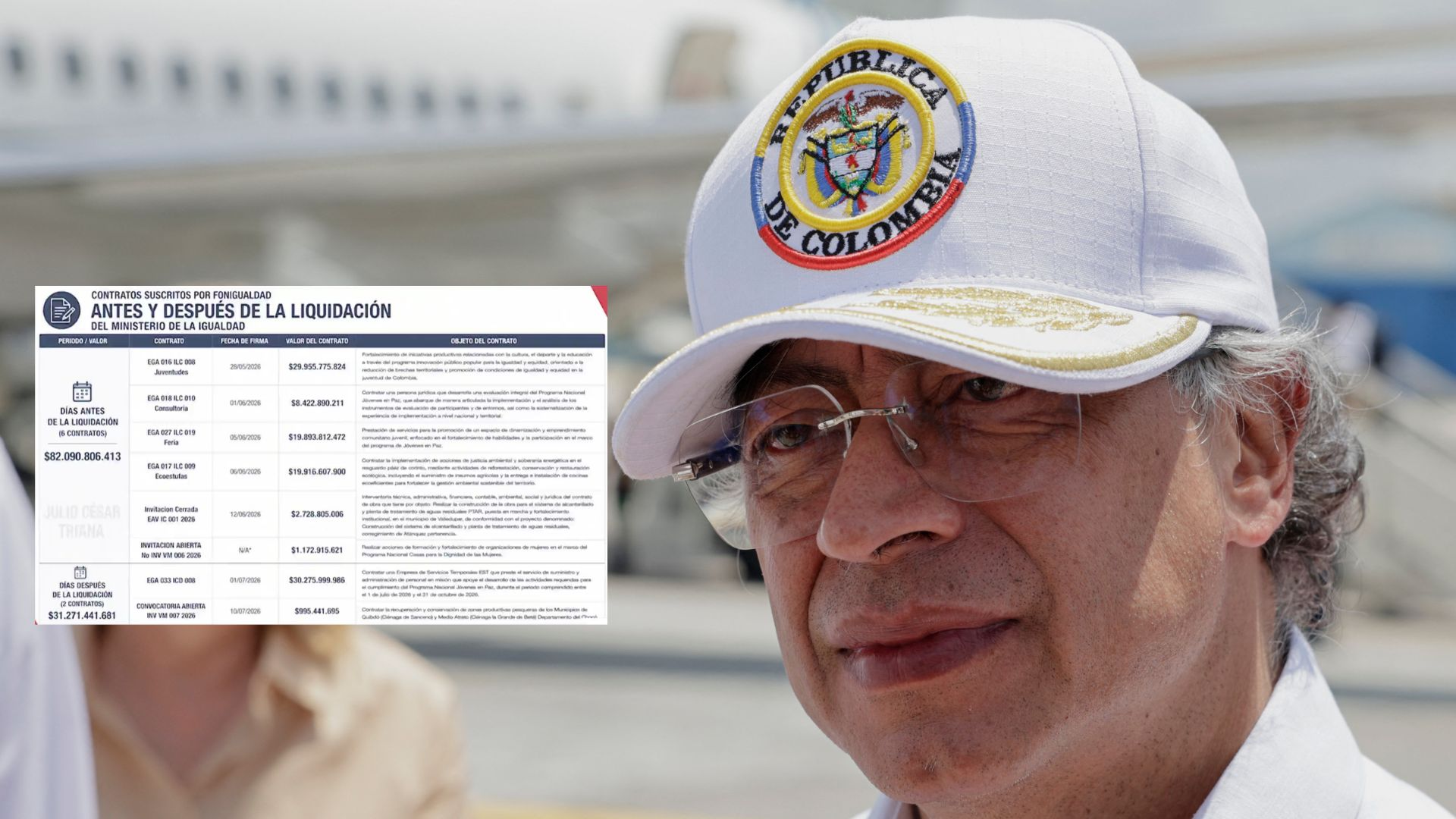 Foto: AFP y captura pantalla Noticias RCN