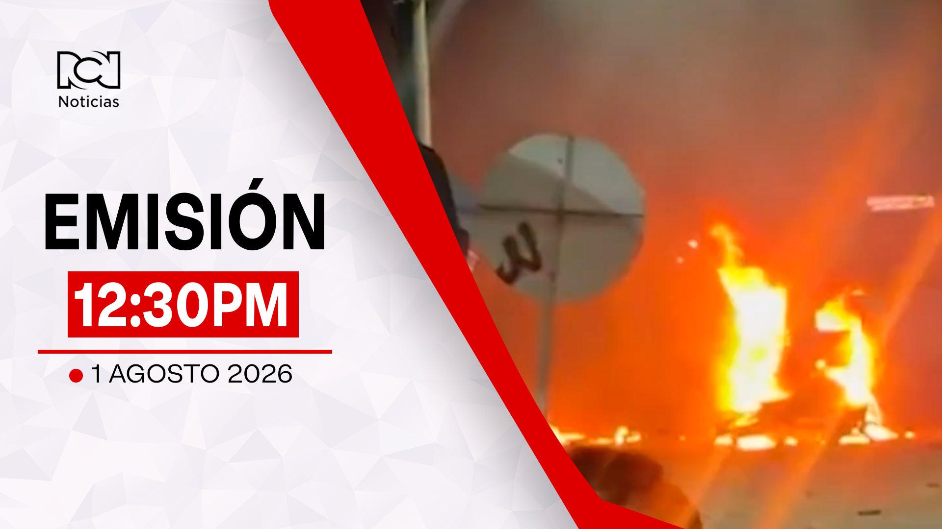 Emisión Noticias RCN 12:30 p.m. / sábado 1 de agosto de 2026