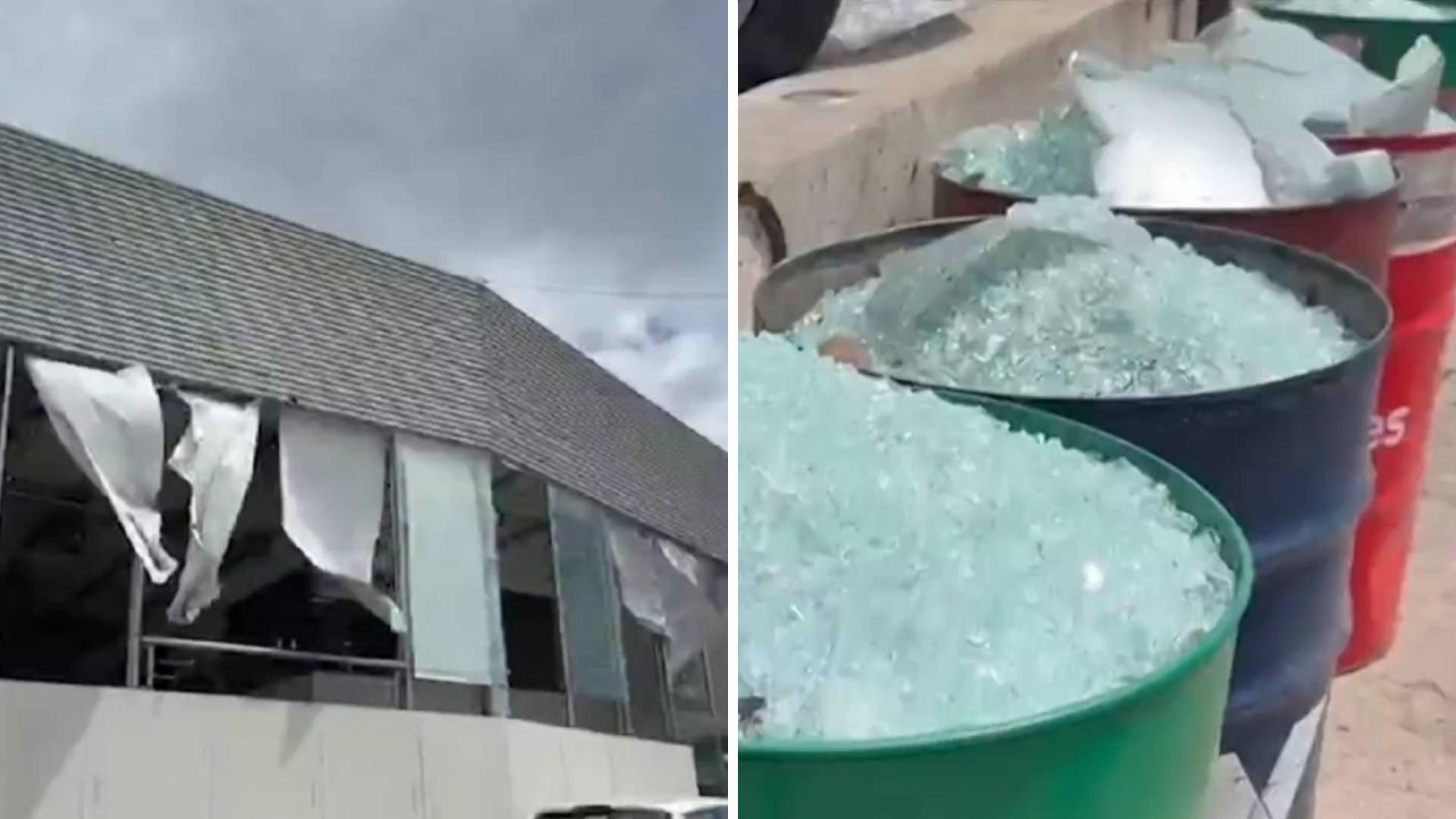 Daños por atentado en Cúcuta