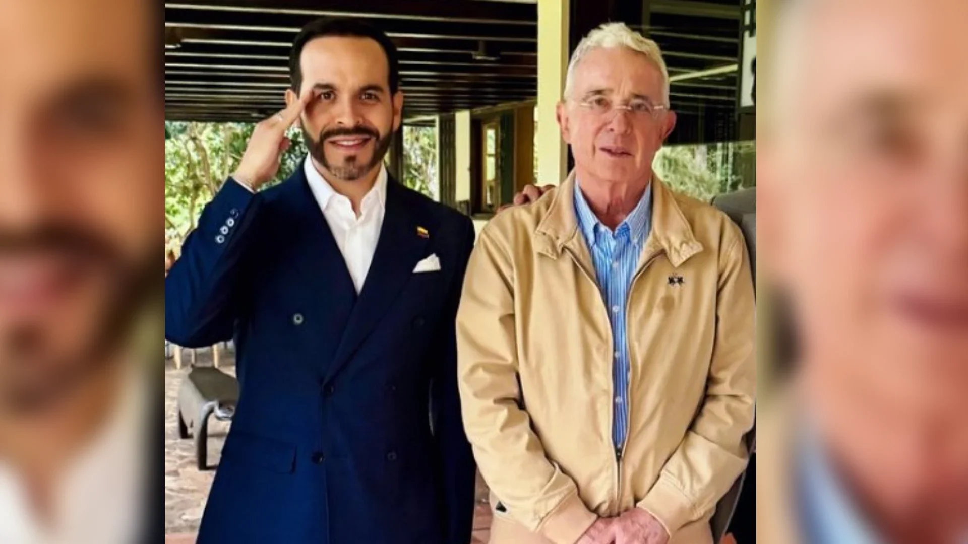 Álvaro Uribe y Abelardo de la Espriella.