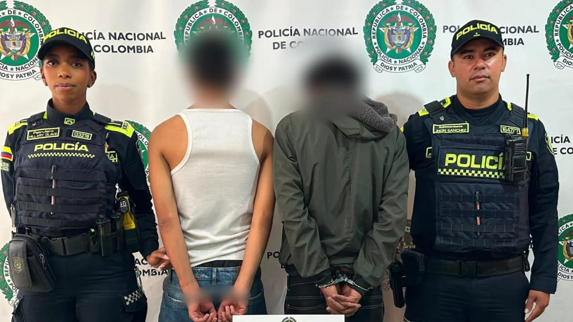 Foto: Policía Metropolitana de Bogotá.