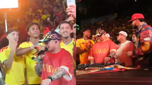 Lamine Yamal se dejó ver en Medellín con la camiseta de Colombia y hasta cantó con Ryan Castro Lamine Yamal se dejó ver en Medellín con la camiseta de Colombia y hasta cantó con Ryan Castro
