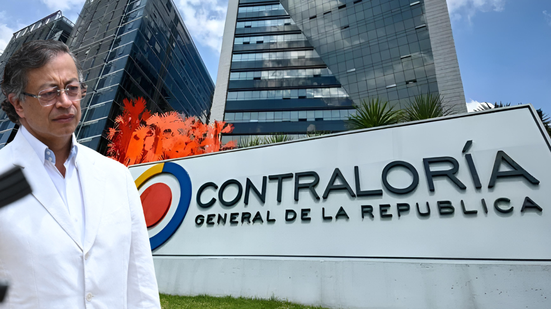 Foto: montaje realizado con imágenes de la Contraloría y la AFP