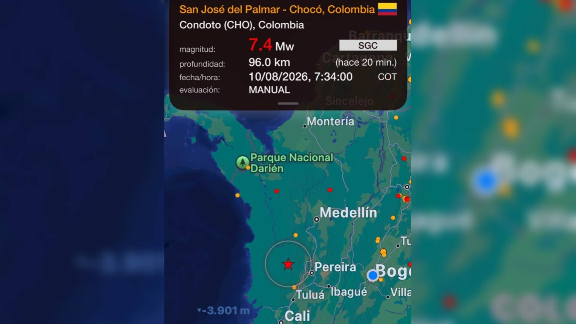 ¿Qué significa la profundidad de un temblor?