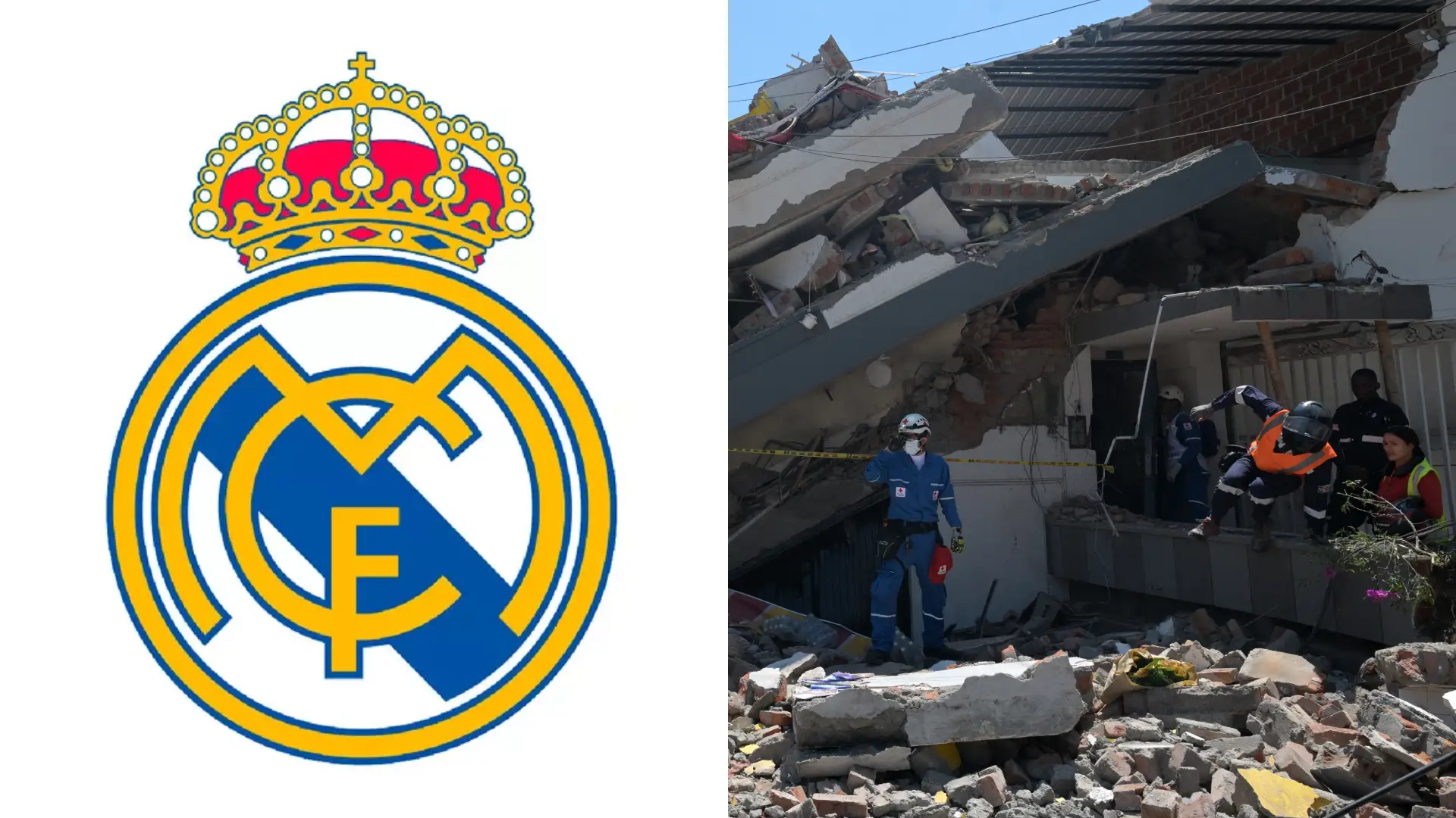 Real Madrid terremoto en Colombia