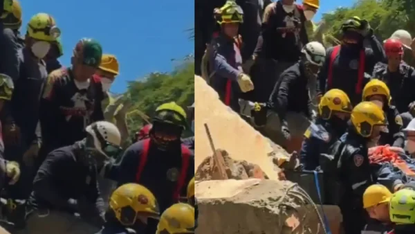 Entre los escombros y la esperanza: así rescataron con vida a mujer de 31 años en Cali Entre los escombros y la esperanza: así rescataron con vida a mujer de 31 años en Cali
