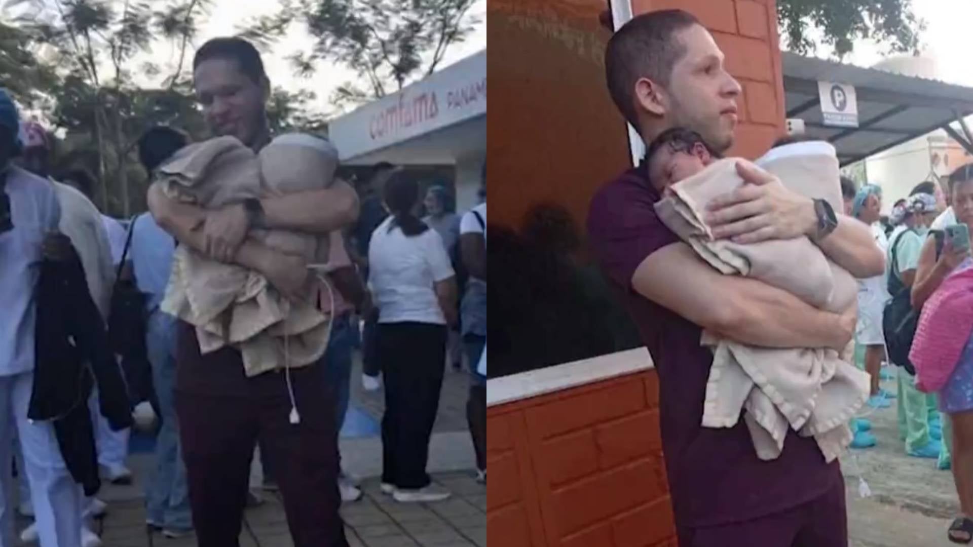 Médico salvó a dos bebés del terremoto