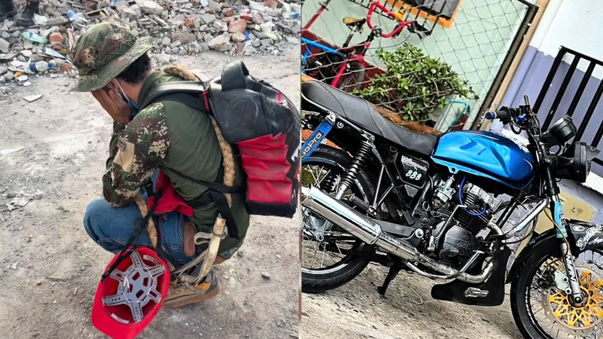 Samuel Montoya robo de moto en Pereira