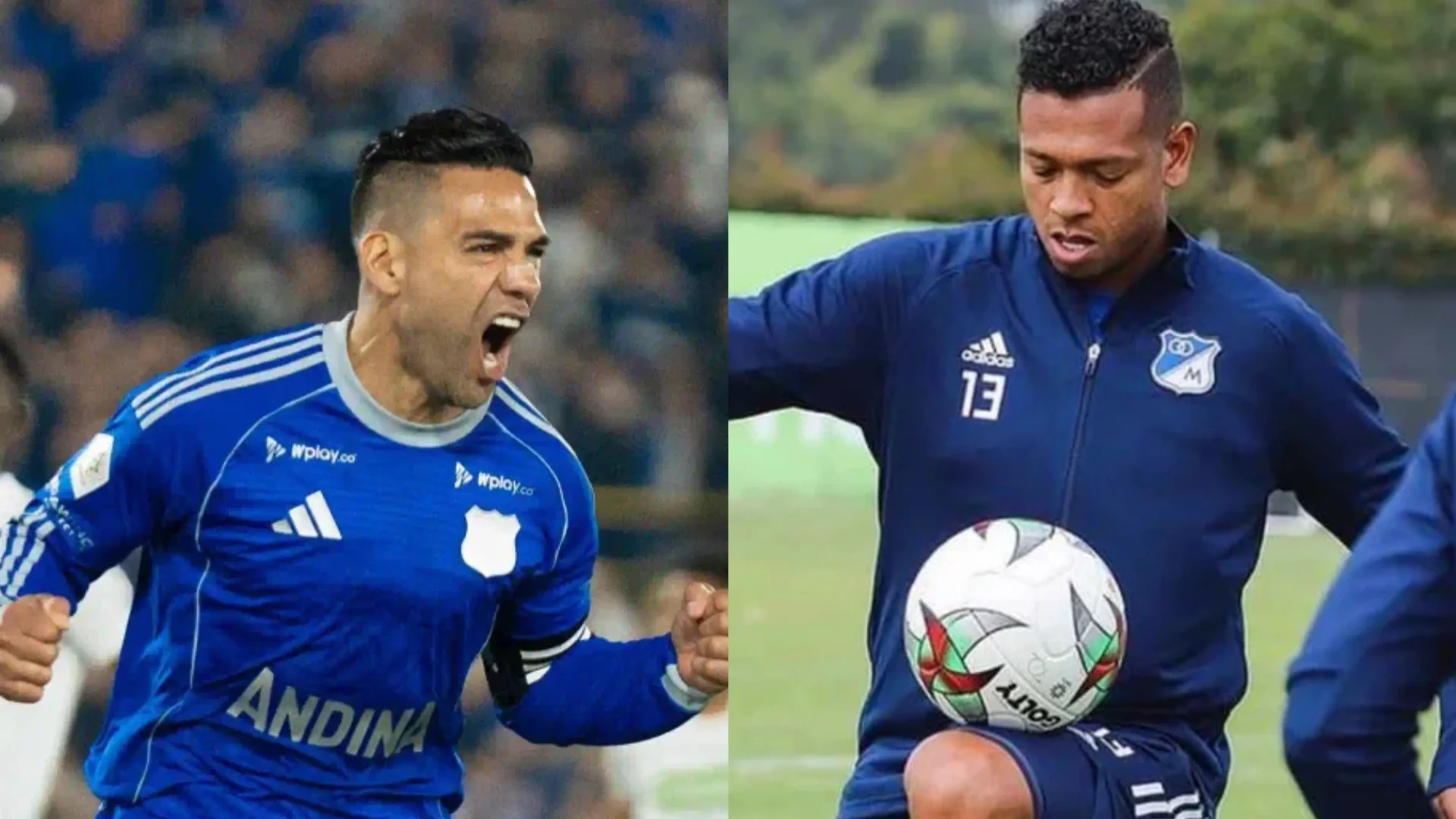 Falcao y Fredy Guarín