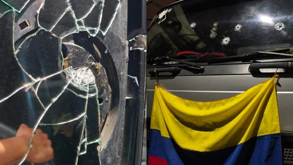 Atacan a tiros camión que transportaba ayuda humanitaria hacia el Chocó