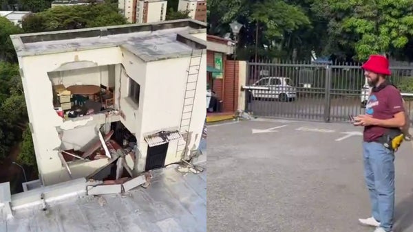 Creador de contenido está usando sus drones para buscar animales atrapados tras el terremoto