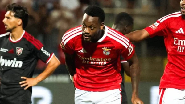 Jhon Durán marcó espectacular gol con Benfica en su primer partido de la liga portuguesa