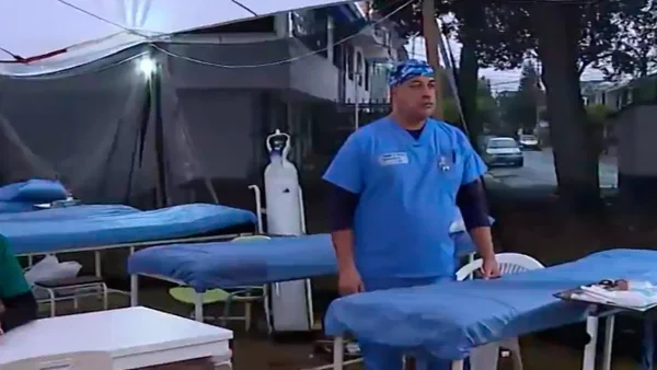 Médicos voluntarios instalaron hospital en Cali para atender afectados por colapso de edificio Médicos voluntarios instalaron hospital en Cali para atender afectados por colapso de edificio