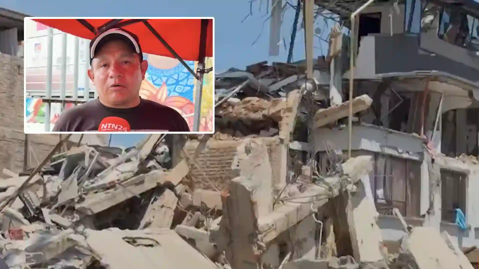 Su familia murió en los terremotos de Venezuela y hoy busca a su hermano bajo los escombros en Pereira